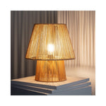 Load image into Gallery viewer, Noura rope table lamp lit