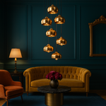 Load image into Gallery viewer, ثريا مولاي ٧ قطع - ذهبي