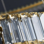 Load image into Gallery viewer, Sparkle rondo Gold LED Pendant chandelier