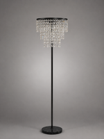 Load image into Gallery viewer, classico crystal floor lamp - black