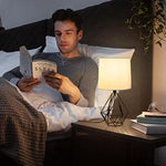 Load image into Gallery viewer, اباجورة علي شكل ماسة-اسود