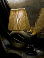Load image into Gallery viewer, Ciambella Black Table Lamp - Brown