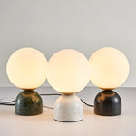 Load image into Gallery viewer, اباجورة رخام ميني - ابيض