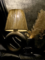 Load image into Gallery viewer, Ciambella Black Table Lamp - Brown