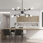 Load image into Gallery viewer, نجفة عنكبوتية - ٨ اطراف - اسود