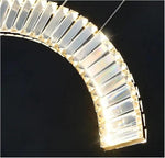 Load image into Gallery viewer, Sparkle arc Gold LED Pendant chandelier