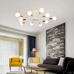 Load image into Gallery viewer, نجفة بسيطة -١٠ اطراف - ابيض