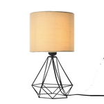Load image into Gallery viewer, Diamond fit table lamp - Black