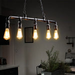 Load image into Gallery viewer, Droplight Vintage Chandelier - 5 Bulbs