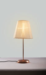 Load image into Gallery viewer, Tavolo rose gold table lamp - Beige