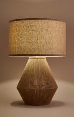 Load image into Gallery viewer, Paloma Table Lamp - Beige