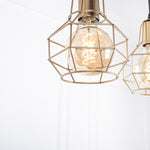 Load image into Gallery viewer, Bomb fit line Chandelier - Gold