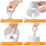 Load image into Gallery viewer, اباجورة علي شكل ماسة-ذهبي