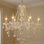 Load image into Gallery viewer, Asfour Chandelier - 6 bulb