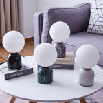 Load image into Gallery viewer, اباجورة رخام ميني - اسود