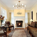 Load image into Gallery viewer, نجفة بسيطة - ٦ اطراف - ذهبي