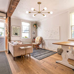 Load image into Gallery viewer, نجفة بسيطة - ٦ اطراف - ذهبي