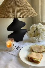 Load image into Gallery viewer, Olla black table lamp - Brown