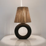 Load image into Gallery viewer, Ciambella Black Table Lamp - Brown