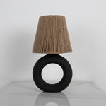 Load image into Gallery viewer, Ciambella Black Table Lamp - Brown