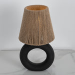 Load image into Gallery viewer, Ciambella Black Table Lamp - Brown