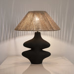 Load image into Gallery viewer, Olla black table lamp - Brown