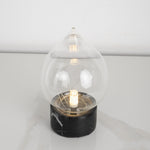 Load image into Gallery viewer, اباجورة بليمب من الرخام - ابيض