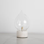 Load image into Gallery viewer, اباجورة بليمب من الرخام - ابيض