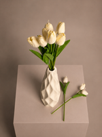 Load image into Gallery viewer, Floral Vase - off white