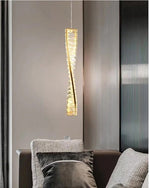 Load image into Gallery viewer, Sparkle Gold LED Pendant Ceiling Light