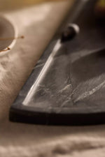 Load image into Gallery viewer, Black Marquina marble serving tray