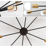 Load image into Gallery viewer, نجفة بسيطة -١٠ اطراف - اسود