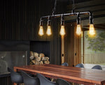Load image into Gallery viewer, Droplight Vintage Chandelier - 5 Bulbs