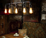 Load image into Gallery viewer, Droplight Vintage Chandelier - 5 Bulbs