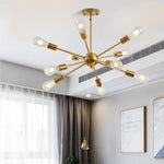 Load image into Gallery viewer, نجفة عنكبوتية -١٠اطراف - ذهبي