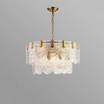 Load image into Gallery viewer, Aurora round Cascade Chandelier -Gold