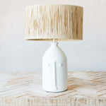 Load image into Gallery viewer, ALFEO TERRACOTTA white table lamp - Brown