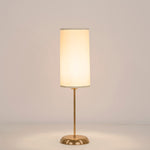 Load image into Gallery viewer, اباجورة تافولو ذهبية مصغرة - بيج