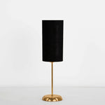 Load image into Gallery viewer, اباجورة تافولو ذهبية مصغرة - اسود قطيفة