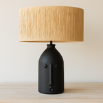 Load image into Gallery viewer, ALFEO TERRACOTTA black table lamp - Brown