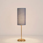 Load image into Gallery viewer, اباجورة تافولو ذهبية مصغرة - رمادي