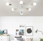 Load image into Gallery viewer, نجفة بسيطة - ٦ اطراف - ابيض