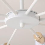 Load image into Gallery viewer, نجفة بسيطة - ٦ اطراف - ابيض