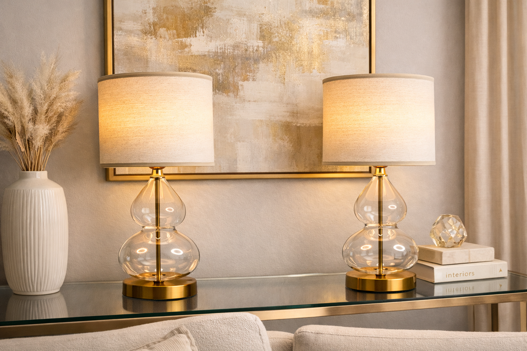 Melisa Table Lamp - White (set of 2)