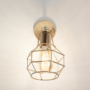 Bomb fit movable wall lamp - Gold