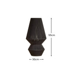 Load image into Gallery viewer, Obelisk table lamp dimensions 55 cm height and 30 cm diameter
