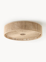 Load image into Gallery viewer, Solara Natural Rope Flush Mount Ceiling Light