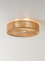 Load image into Gallery viewer, Solara Natural Rope Flush Mount Ceiling Light