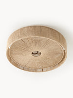 Load image into Gallery viewer, Solara Natural Rope Flush Mount Ceiling Light