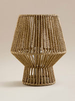 Load image into Gallery viewer, Sahara rope table lamp front view